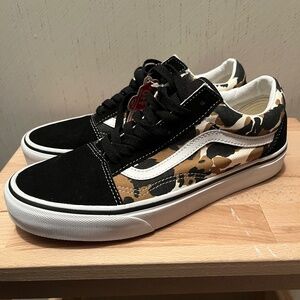 Vans old skool cow print shoe